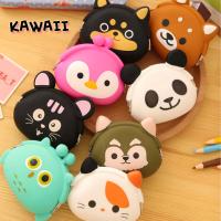 Porte monnaie petit pochon silicone Funny animaux Kawaii