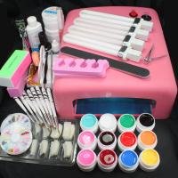 Kit Pro complet Lampe UV Manucure Ongles Nail Art 12 Couleurs