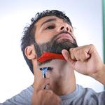 Pochoir de Faconnage barbe 2 Formes Rasage