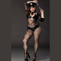 Costume Policiere Body Dentelle 7 pieces...
