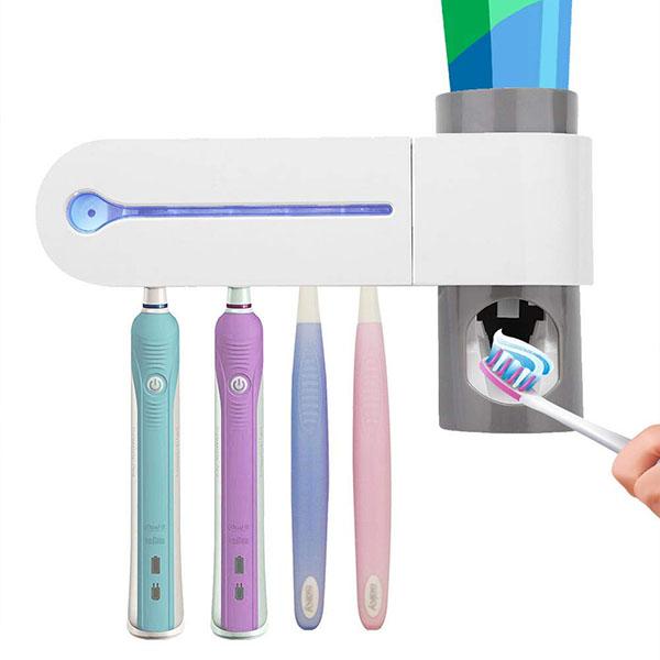 Distributeur de dentifrice avec Stérilisateur de brosse à dents