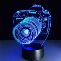 Lampe Tendance 3D LED 7 couleurs Apparei...