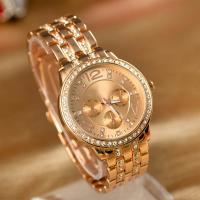 Montre Femme Fashion total Acier Analogique Quartz Strass luxe