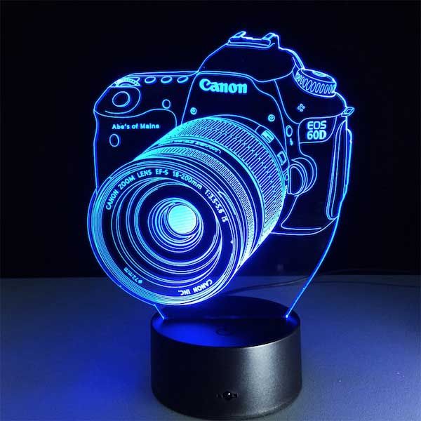 Lampe 3D Appareil Photo Canon